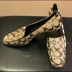 Classic tan/brown Coach loafers. Like new. No box. Size 8.5.